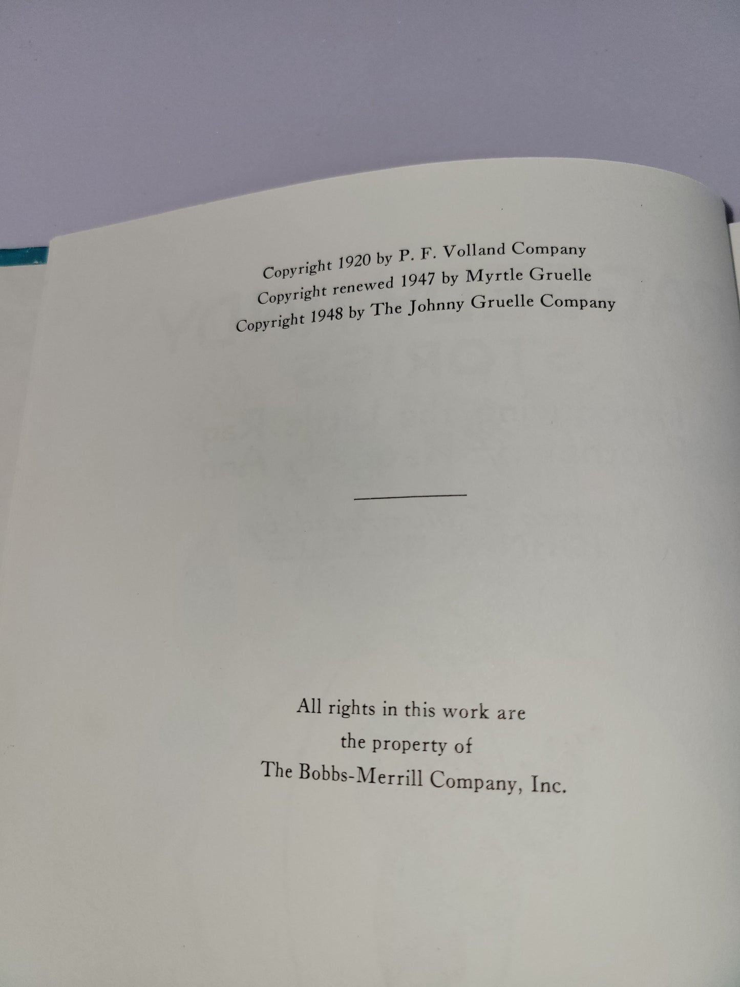 Vintage Raggedy Andy Stories I by Johnny Gruelle Hardcover Book