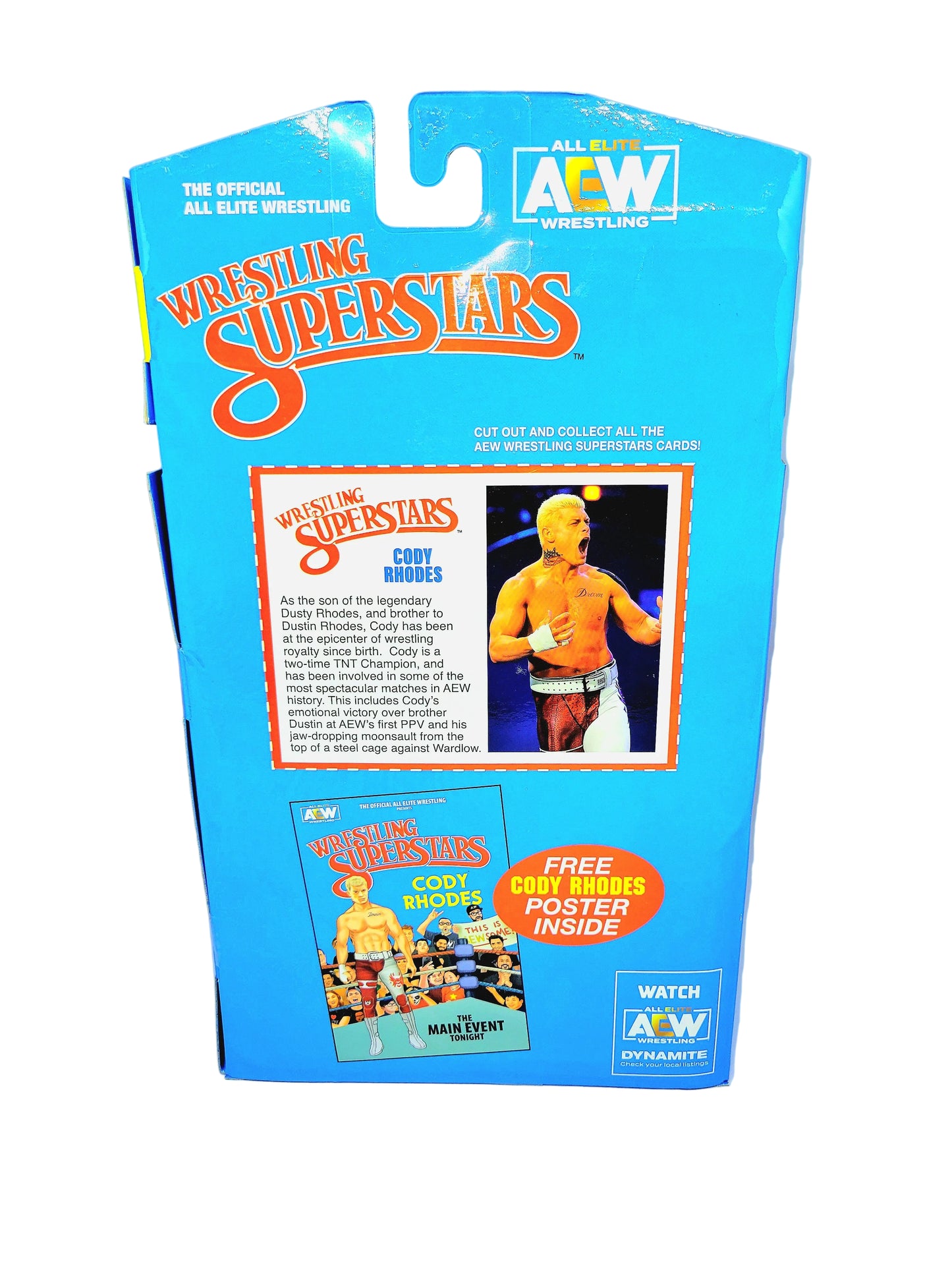 Jazwares AEW LJN Wrestling Superstars Cody Rhodes Action Figure (Red Tights Variant)