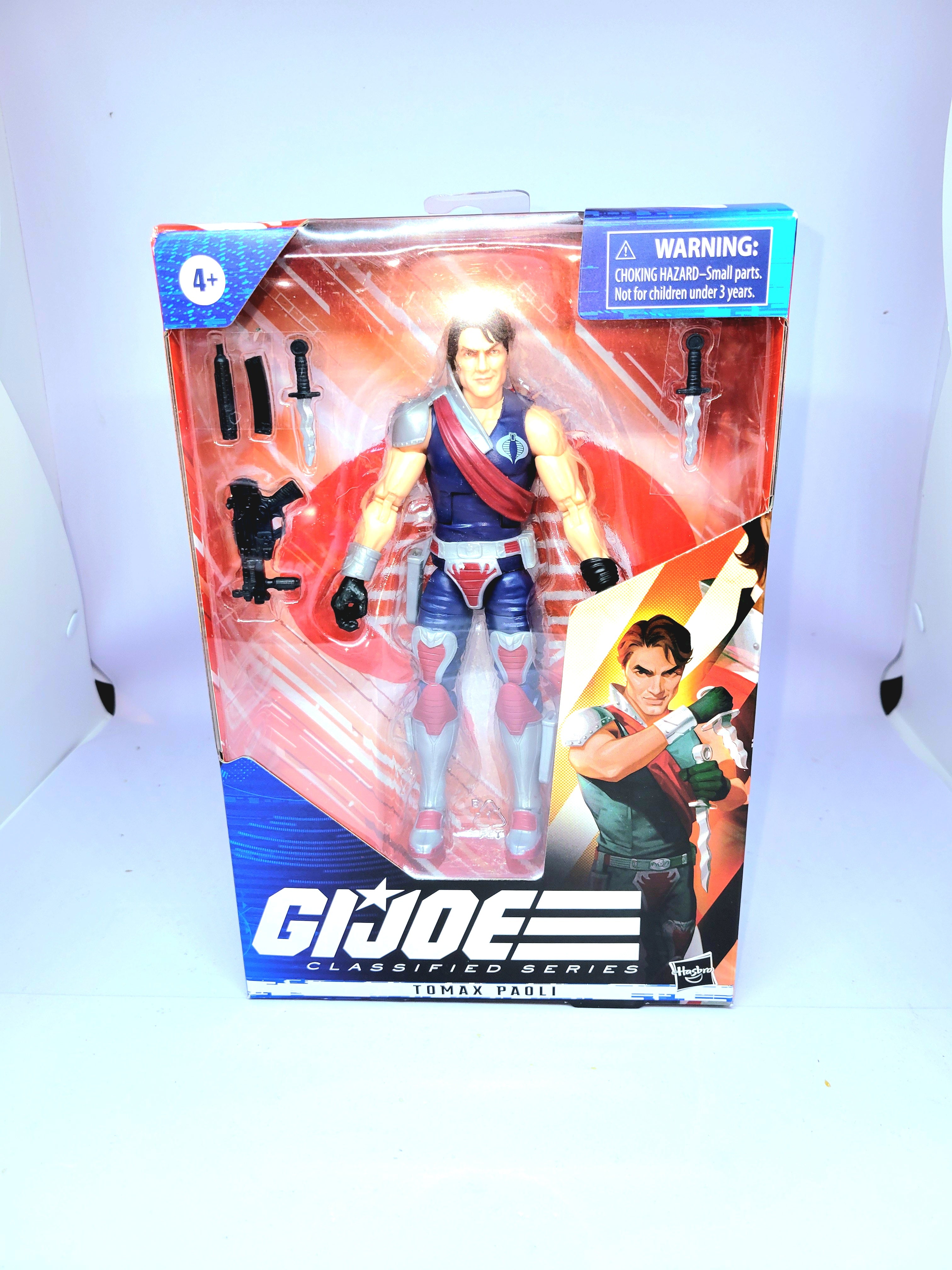 G.I. Joe F4022 Classified Serie Tomax Paoli Actionfigur 44 Sammlerstück Premium Spielzeug, mehrere Zubehör 15,2 cm groß mit Custom Package Art, Mehrfarbig G.I. Joe F4022 Classified Serie Tomax Paoli Actionfigur 44 Sammlerstück Premium Spielzeug, mehrere Zubehör 15,2 cm groß mit Custom Package Art, Mehrfarbig
