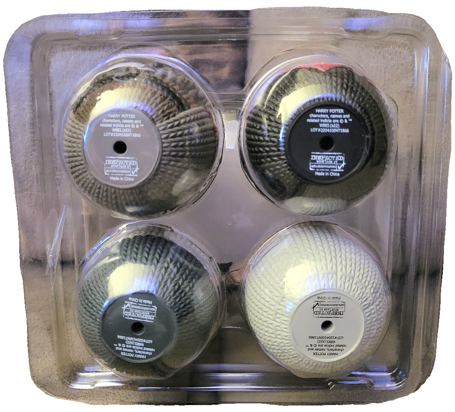 Robots Harry Potter Knit Series 4 Pack Minis Collectible Vinyl Figures