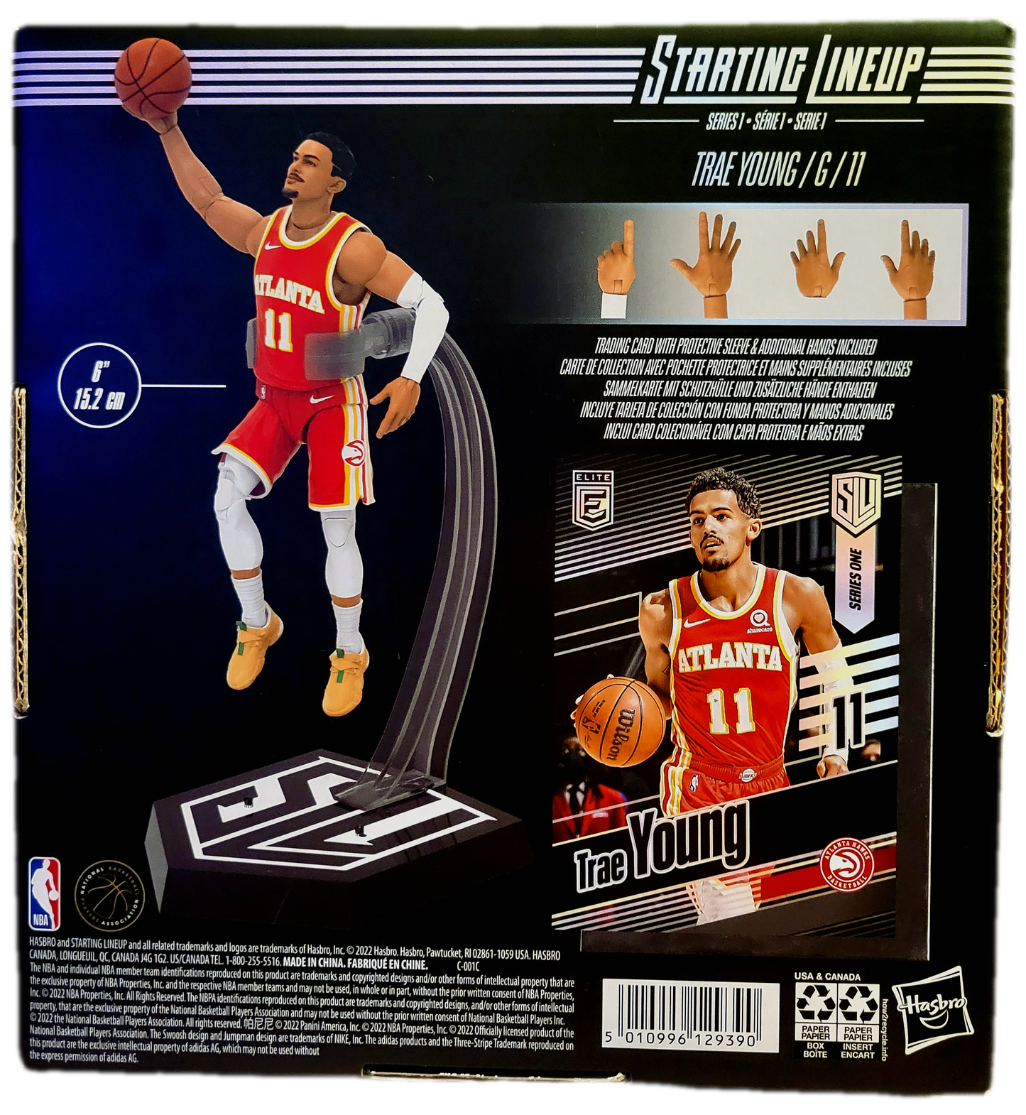 Hasbro Starting Lineup NBA Series 1 Trae Young Action Figure