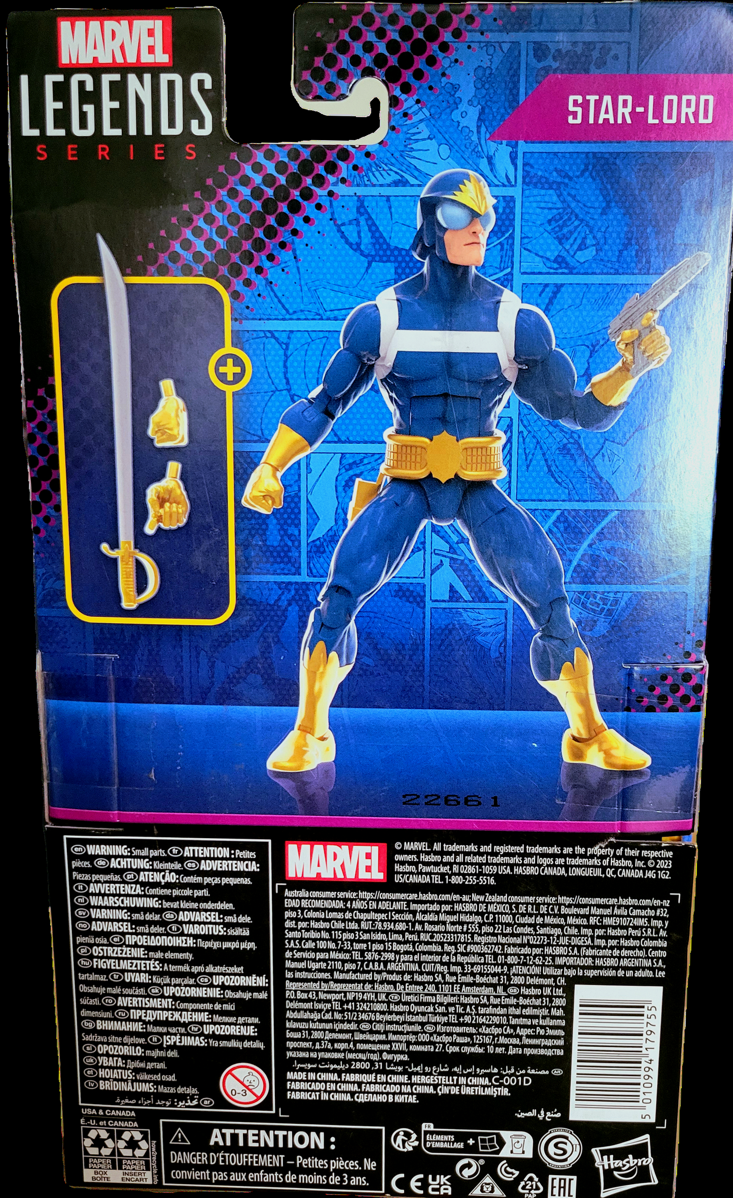 Hasbro Marvel Legends Guardians of the Galaxy Star Lord (2023) Action Figure