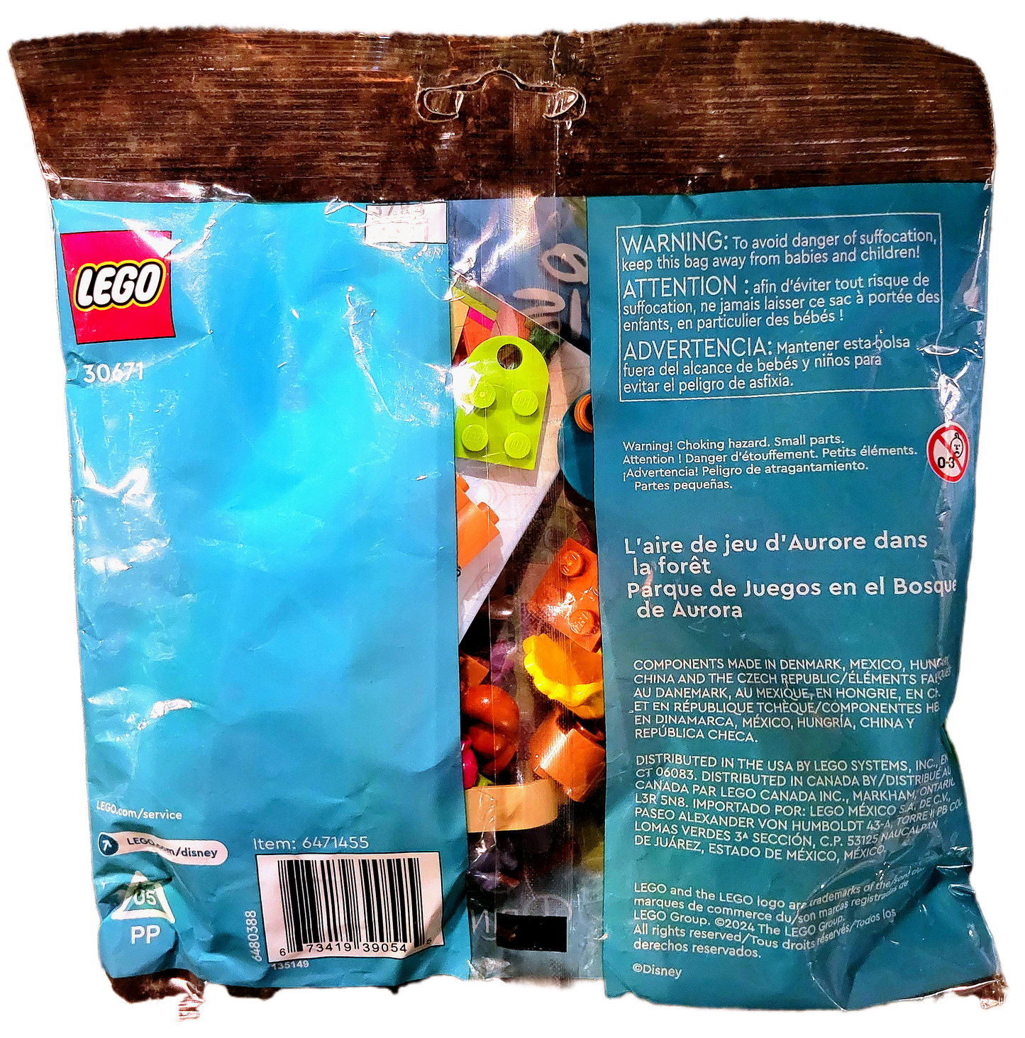 Disney Princess Aurora's Forest Playground 60 Piece Lego Set