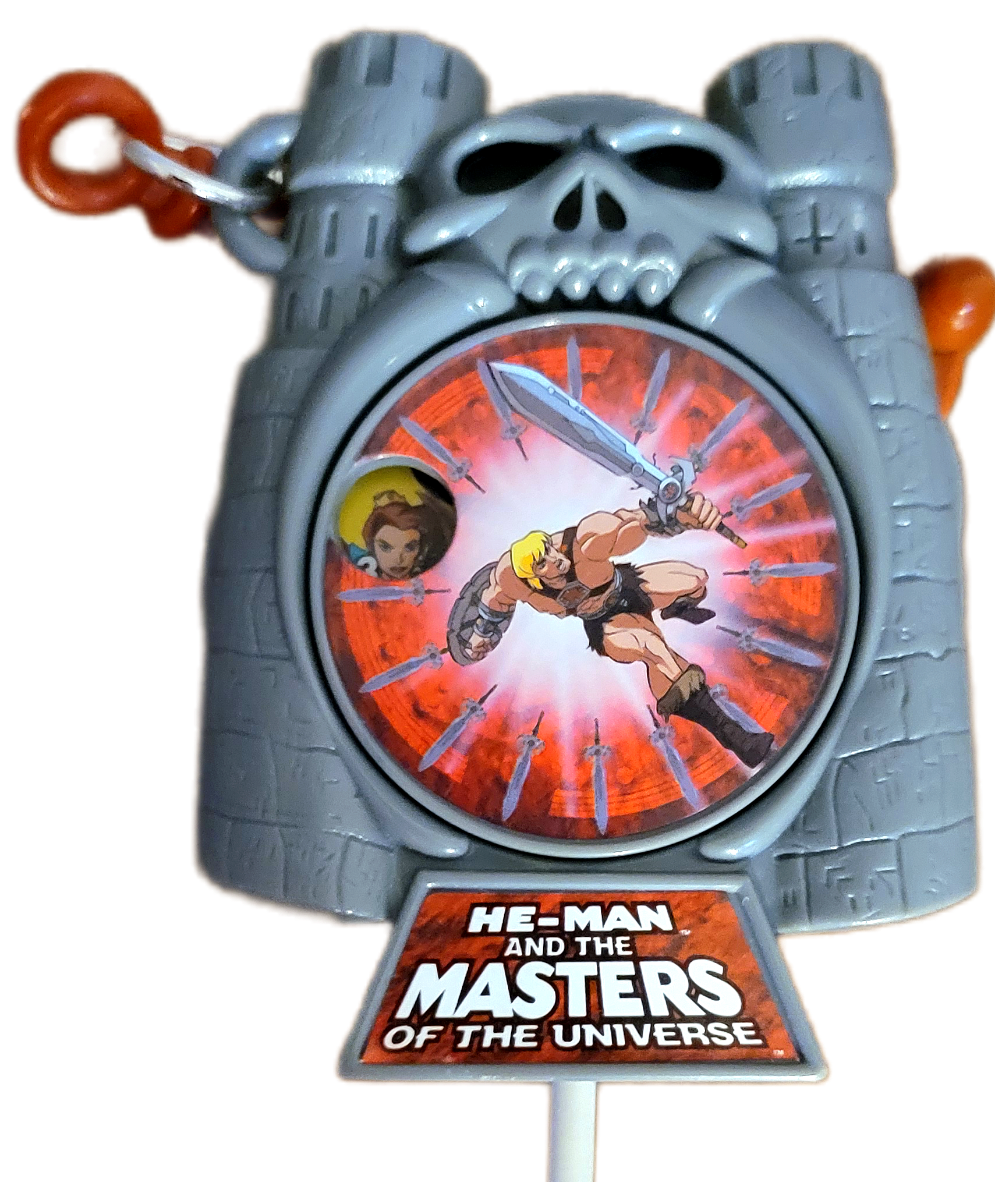 Flix He-Man Masters Universe Spin Action Castle Grayskull Lollipop Cover Game