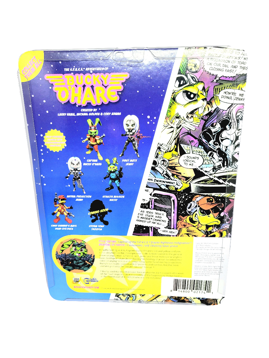 Boss Fight The S.P.A.C.E. Adventures of Bucky O'Hare Stealth Mission Bucky Action Figure