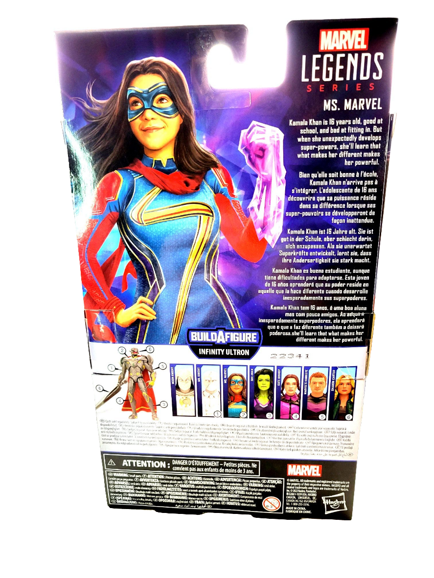 Hasbro Marvel Legends Ms. Marvel Action Figure (Infinity Ultron Wave)