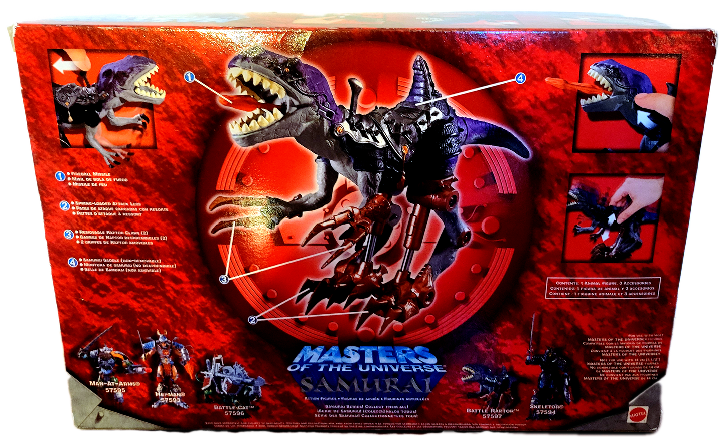 Mattel Masters of the Universe 200x Samurai Battle Raptor Action Figure