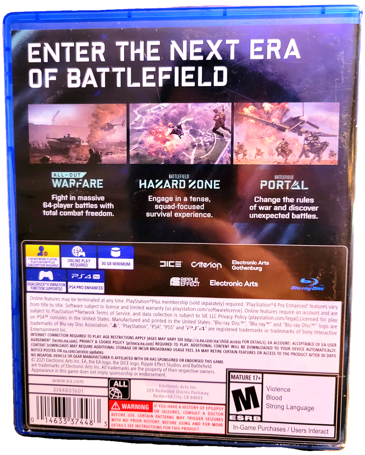 Battlefield 2042 Used Playstation 4 Video Game