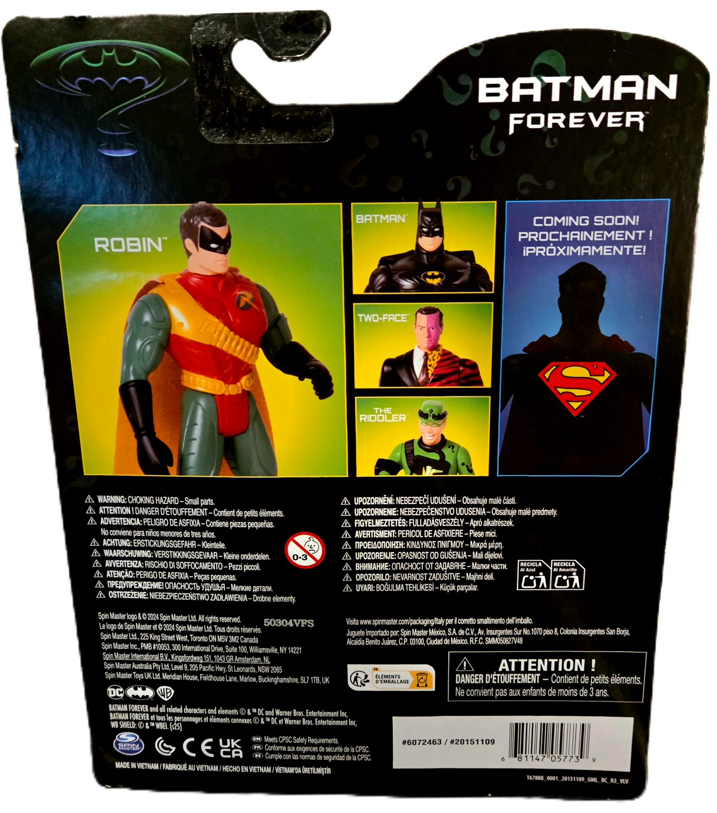 Spinmaster Toys DC Batman Forever Robin Retro Collection Action Figure