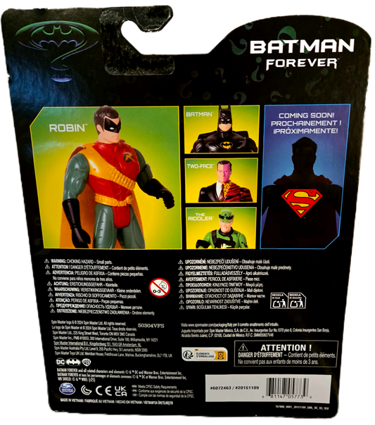 Spinmaster Toys DC Batman Forever Robin Retro Collection Action Figure