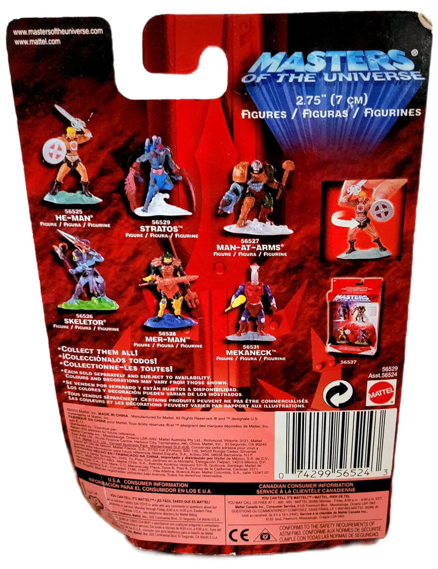 Mattel Masters of the Universe 200x Stratos 2.75" Mini Figure (Damaged Packaging)
