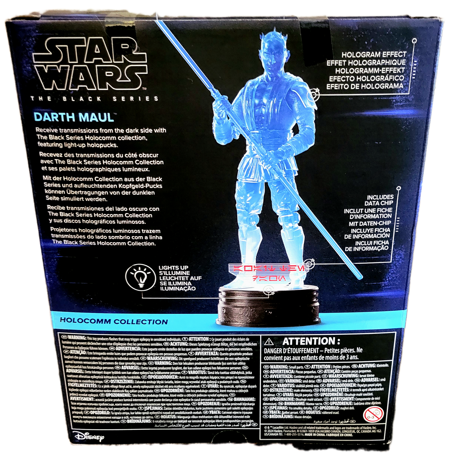 Hasbro Star Wars The Black Series Holocomm Collection Darth Maul Action Figure