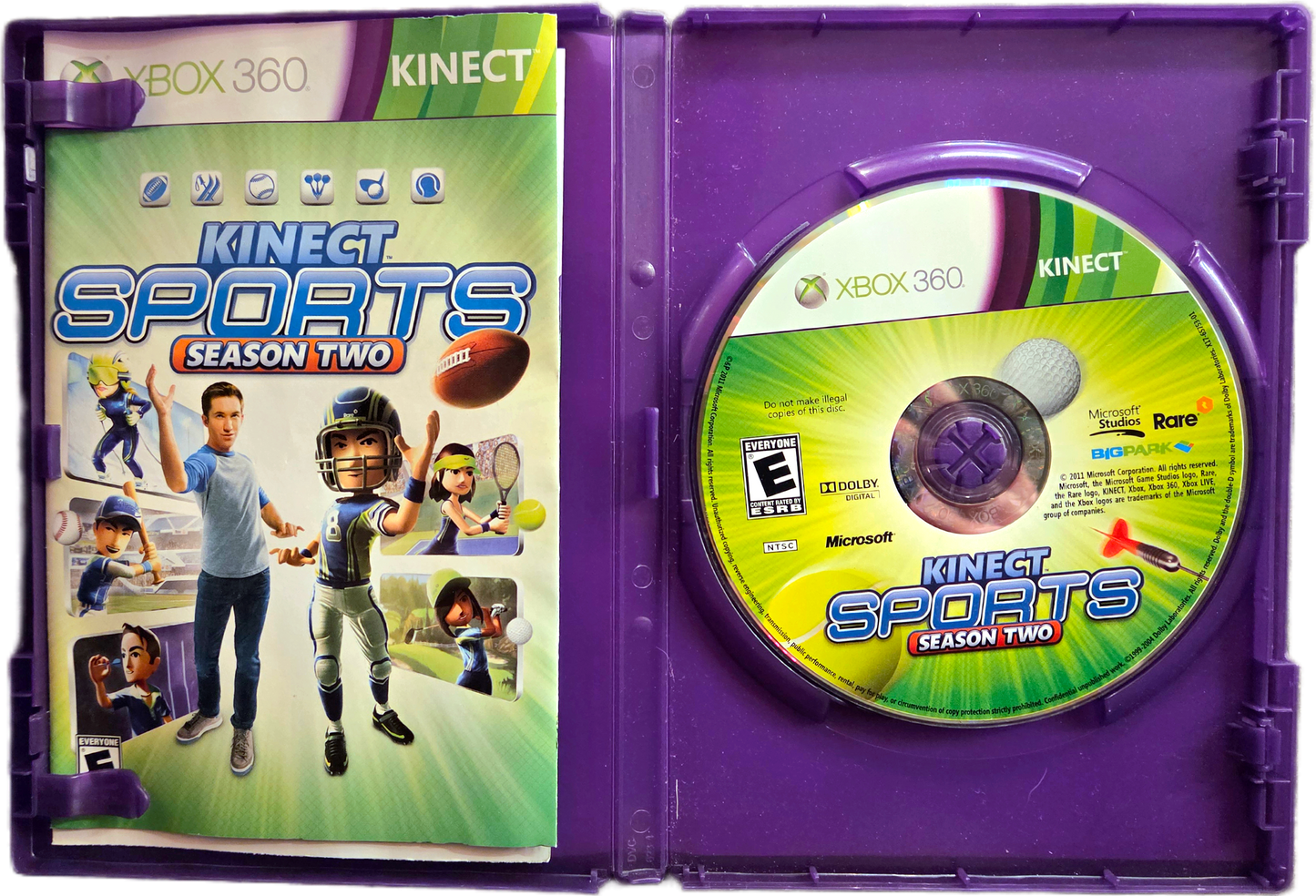 XBOX360 Kinect Sports Season Two Used Video Game