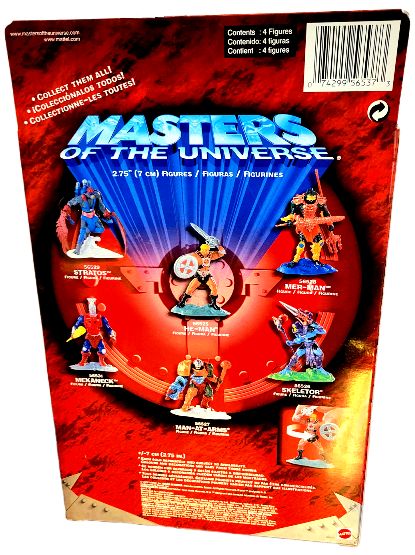 Mattel Masters of the Universe 200x Heroes vs. Villains Mini Figure 4-Pack (He-Man, Skeletor, Stratos, Beast Man)