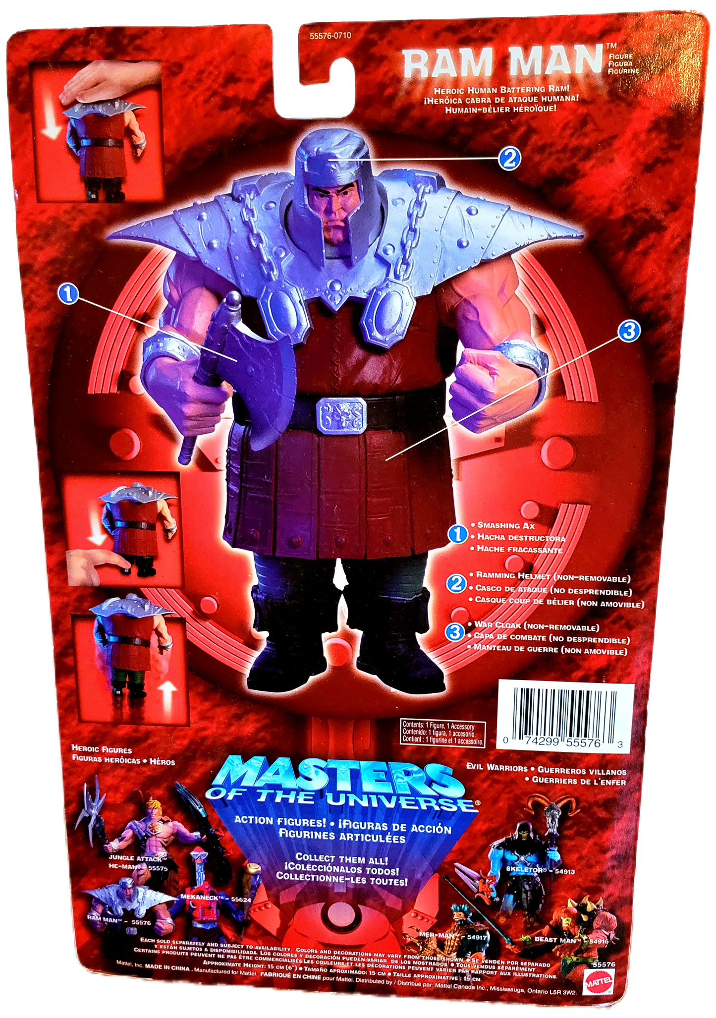 Mattel Masters of the Universe 200x Ram Man Action Figure