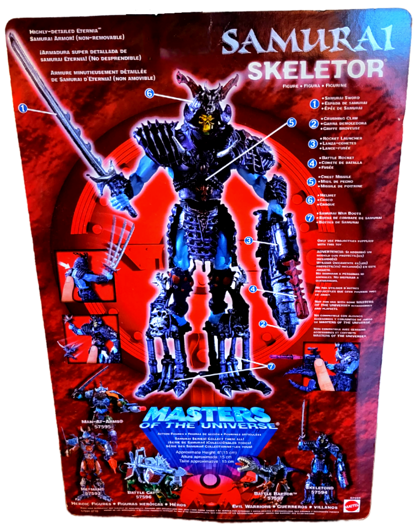 Mattel Masters of the Universe 200x Samurai Skeletor Action Figure