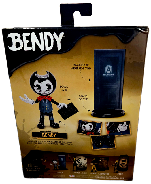 Jakks Pacific Bendy and the Ink Machine Bendy With Book Wave 2 Action Figure