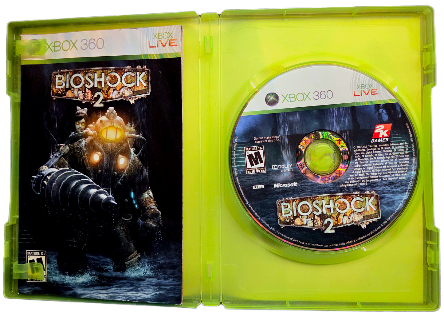 2K Games XBOX 360 Bioshock 2 Used Video Game