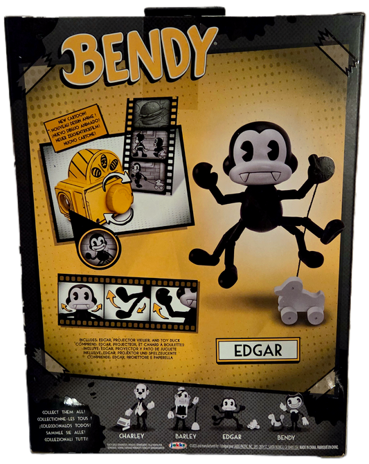 Jakks Pacific Bendy and the Ink Machine Edgar Wave 4 Action Figure