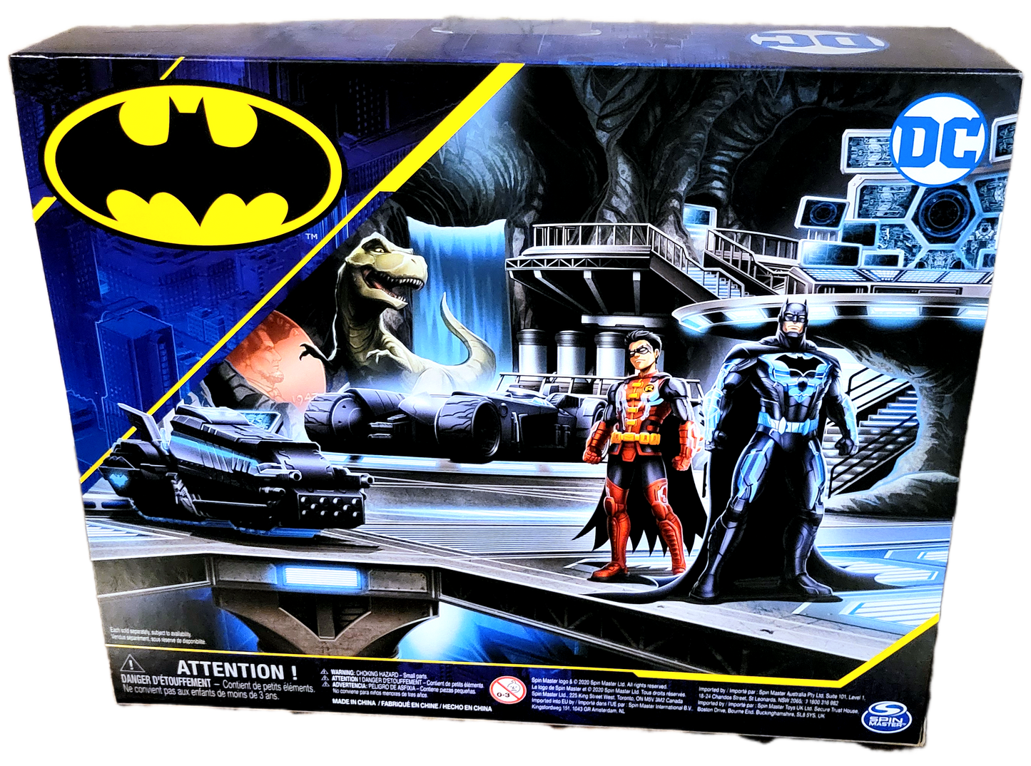 Spinmaster Toys DC Batman Moto-Tank Bane vs. Batman 1st Edition Action Figure Playset