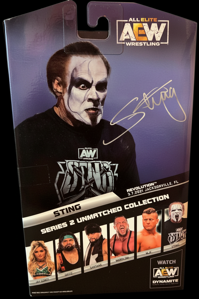 Jazwares AEW Unmatched Collection Series 2 Sting Luminaries Action Figure #16B