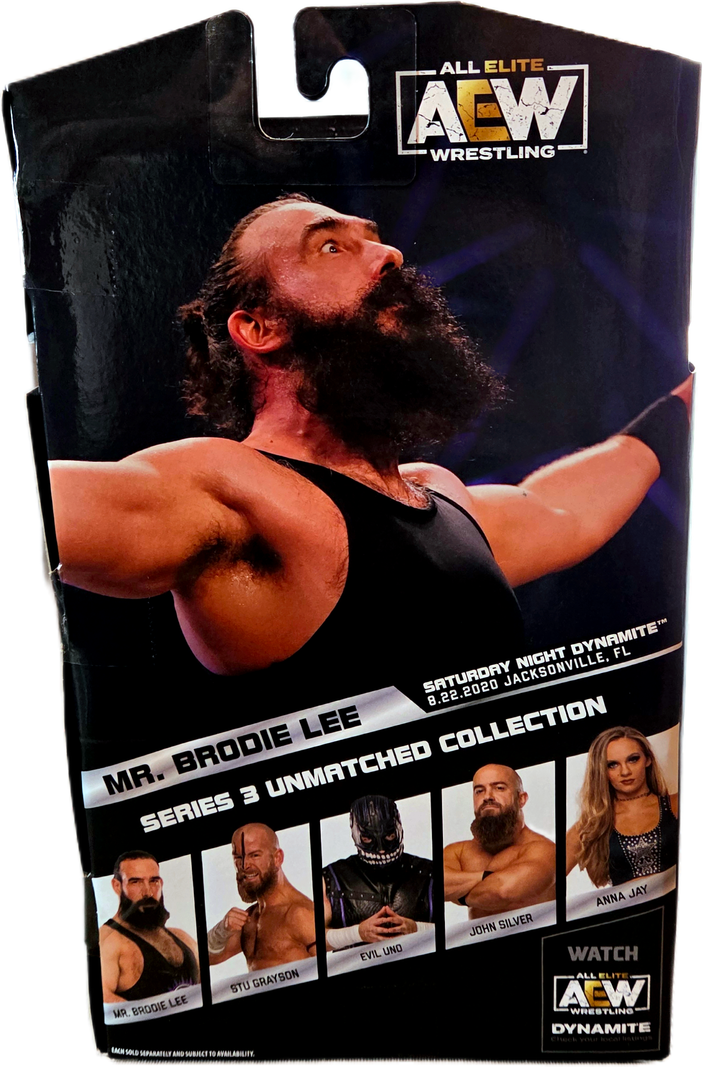 Jazwares AEW Unmatched Collection Series 3 Mr. Brodie Lee Action Figure