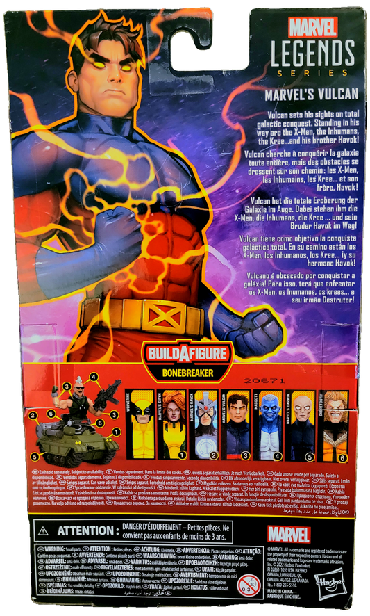 Hasbro Marvel Legends Bonebreaker Wave X-Men Vulcan Action Figure