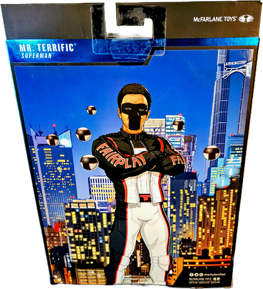McFarlane Toys DC Multiverse Superman Mr. Terrific Deluxe Theatrical Edition Platinum Action Figure