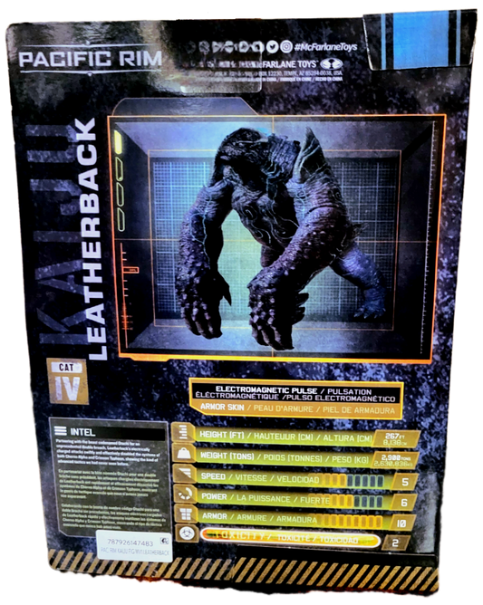 McFarlane Toys Pacific Rim Leatherback (Kaiju) Action Figure Playset and Comic Book