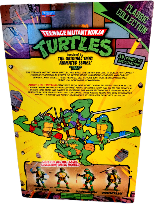 Playmates Teenage Mutant Ninja Turtles Classic Collection Michelangelo Action Figure (Damaged Packaging)