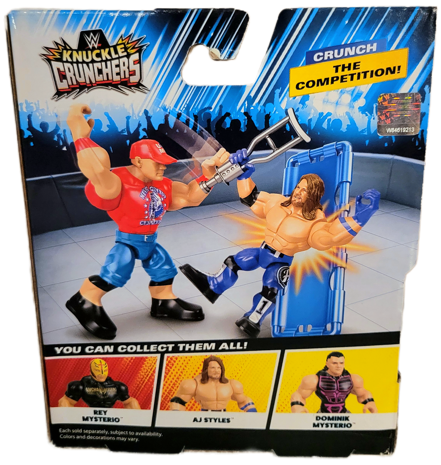 Mattel WWE Knuckle Crunchers Series 3 John Cena Action Figure