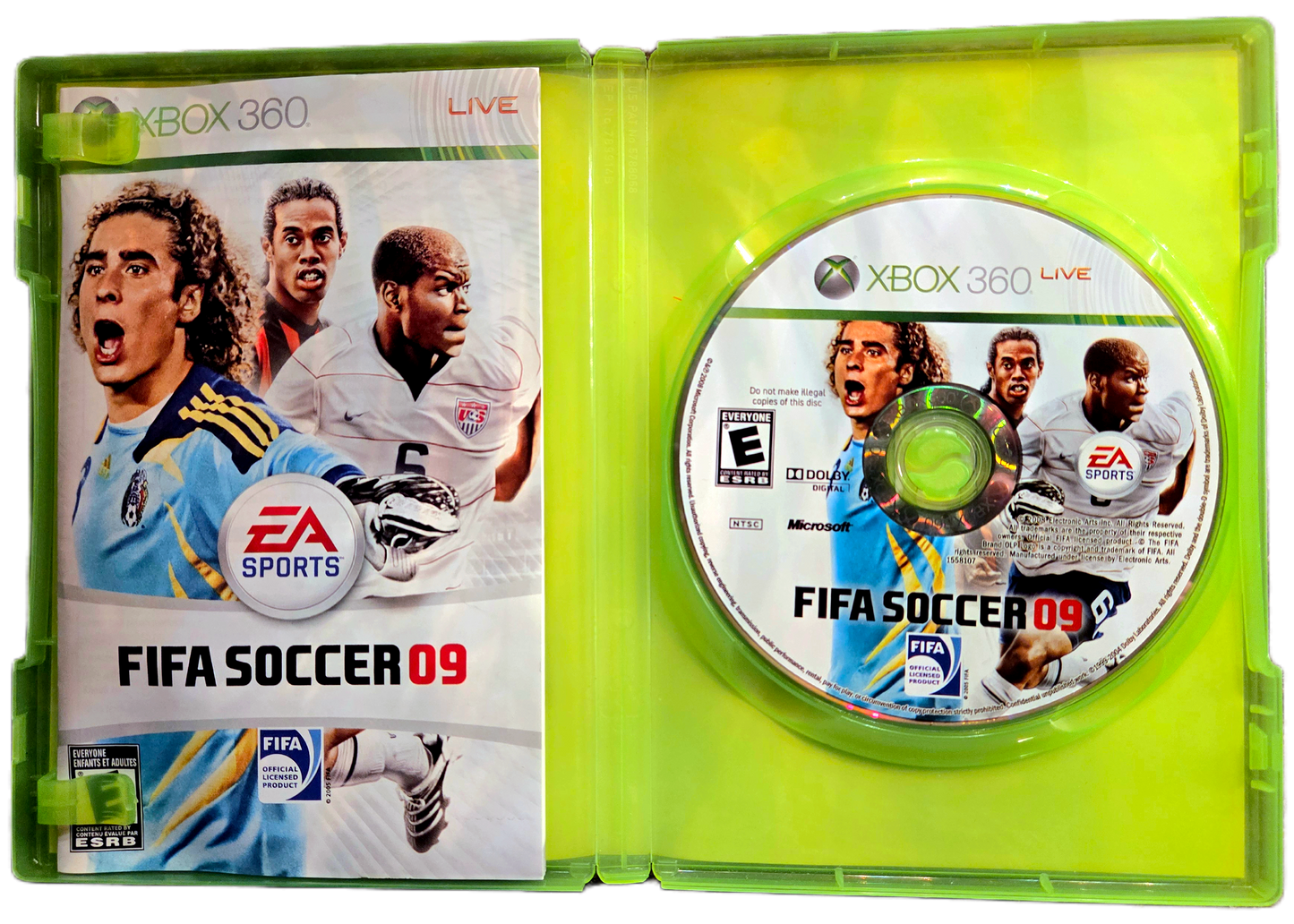XBOX 360 EA Sports FIFA Soccer 09 Used Video Game