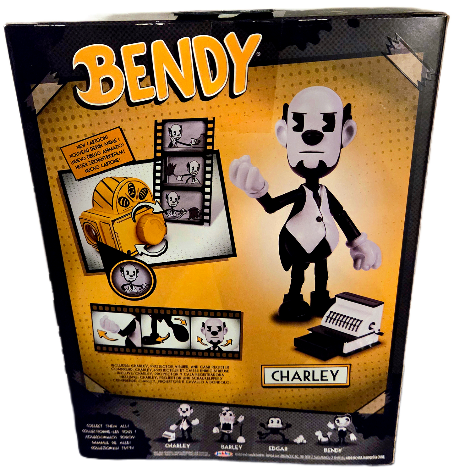 Jakks Pacific Bendy and the Ink Machine Charley Wave 4 Action Figure