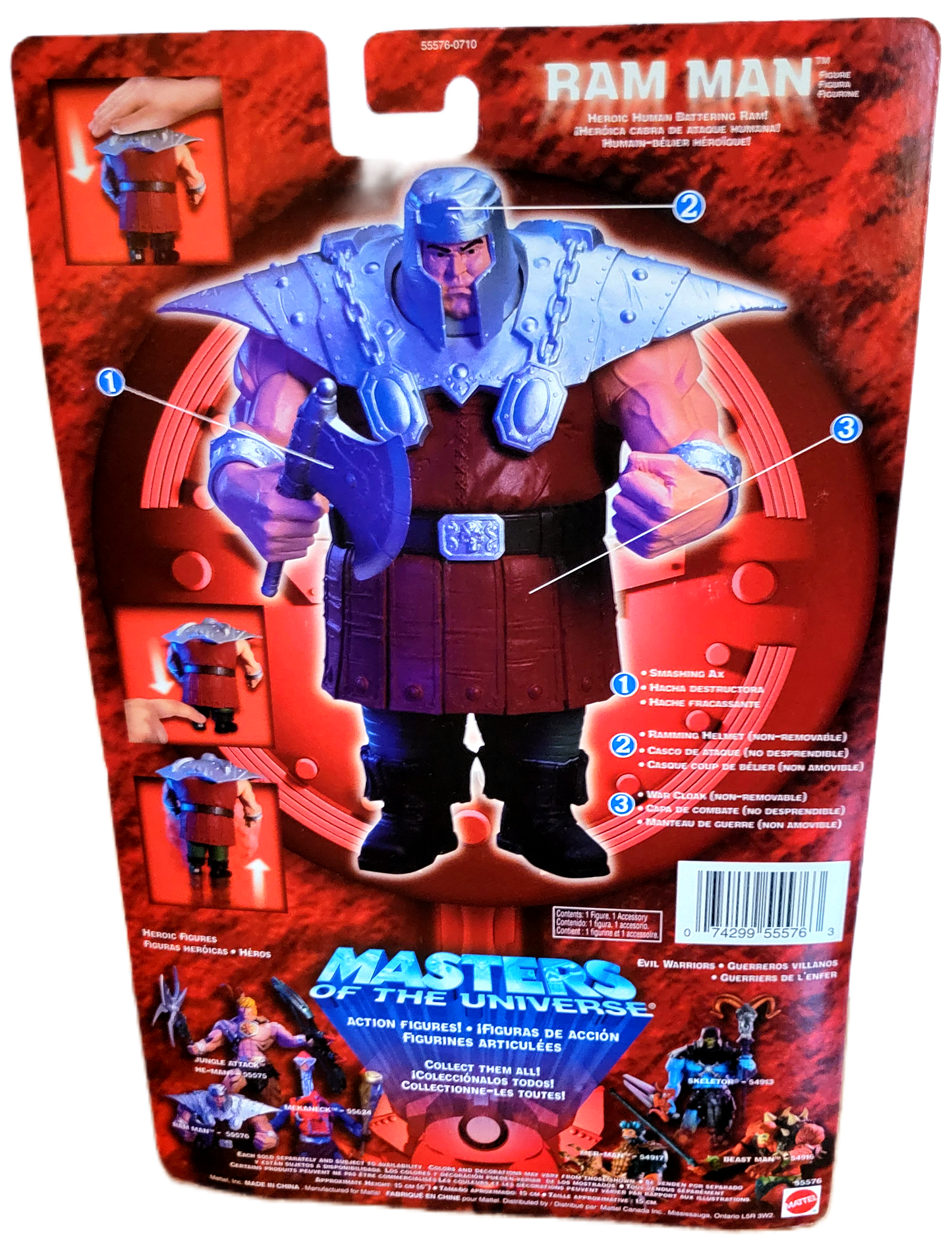Mattel Masters of the Universe 200x Ram Man Bronze Variant Action Figure