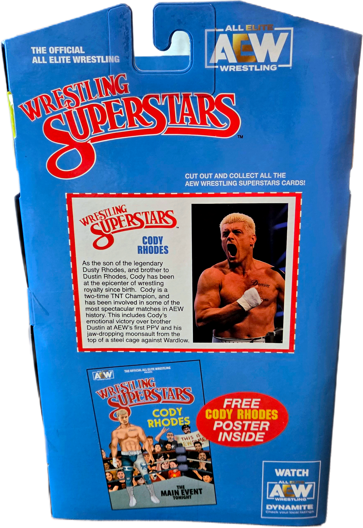 Jazwares All Elite Wrestling (AEW) Cody Rhodes Unmatched Series 1 LJN Action Figure