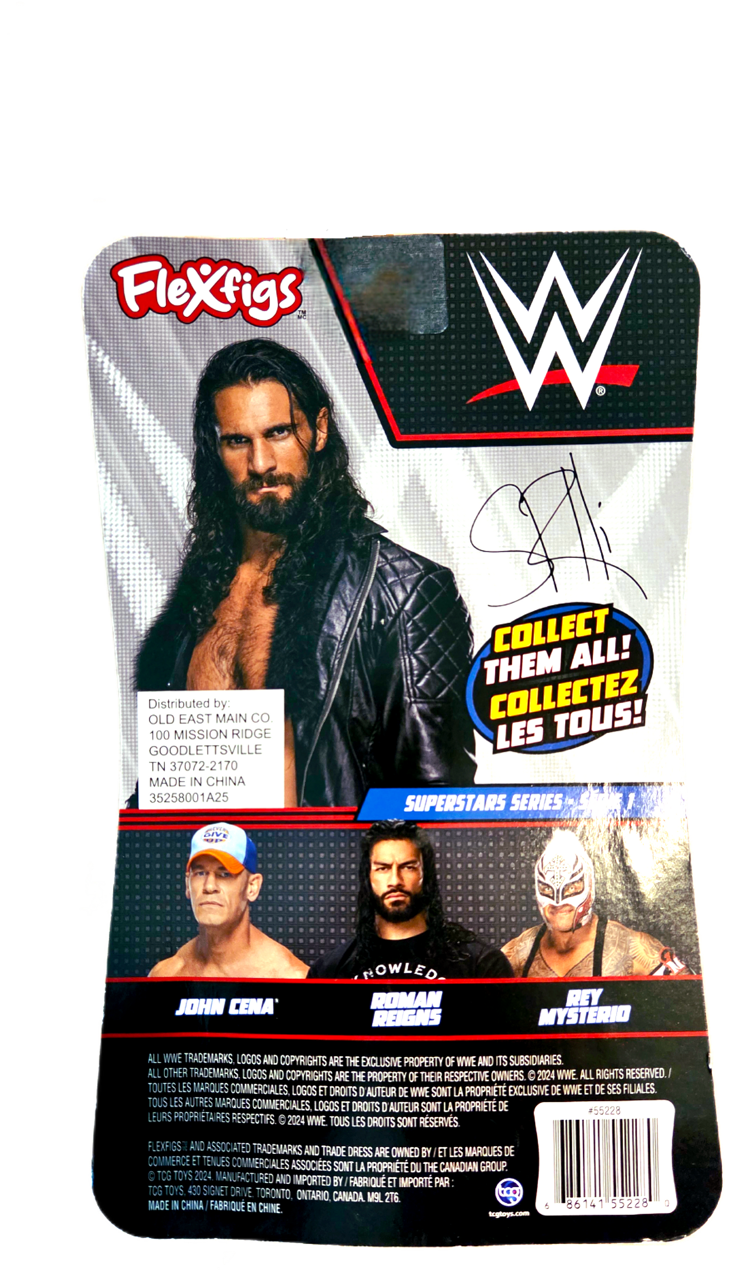TCG FleXfigs WWE Superstars Series 1 Seth "Freakin" Rollins Bendable Figure