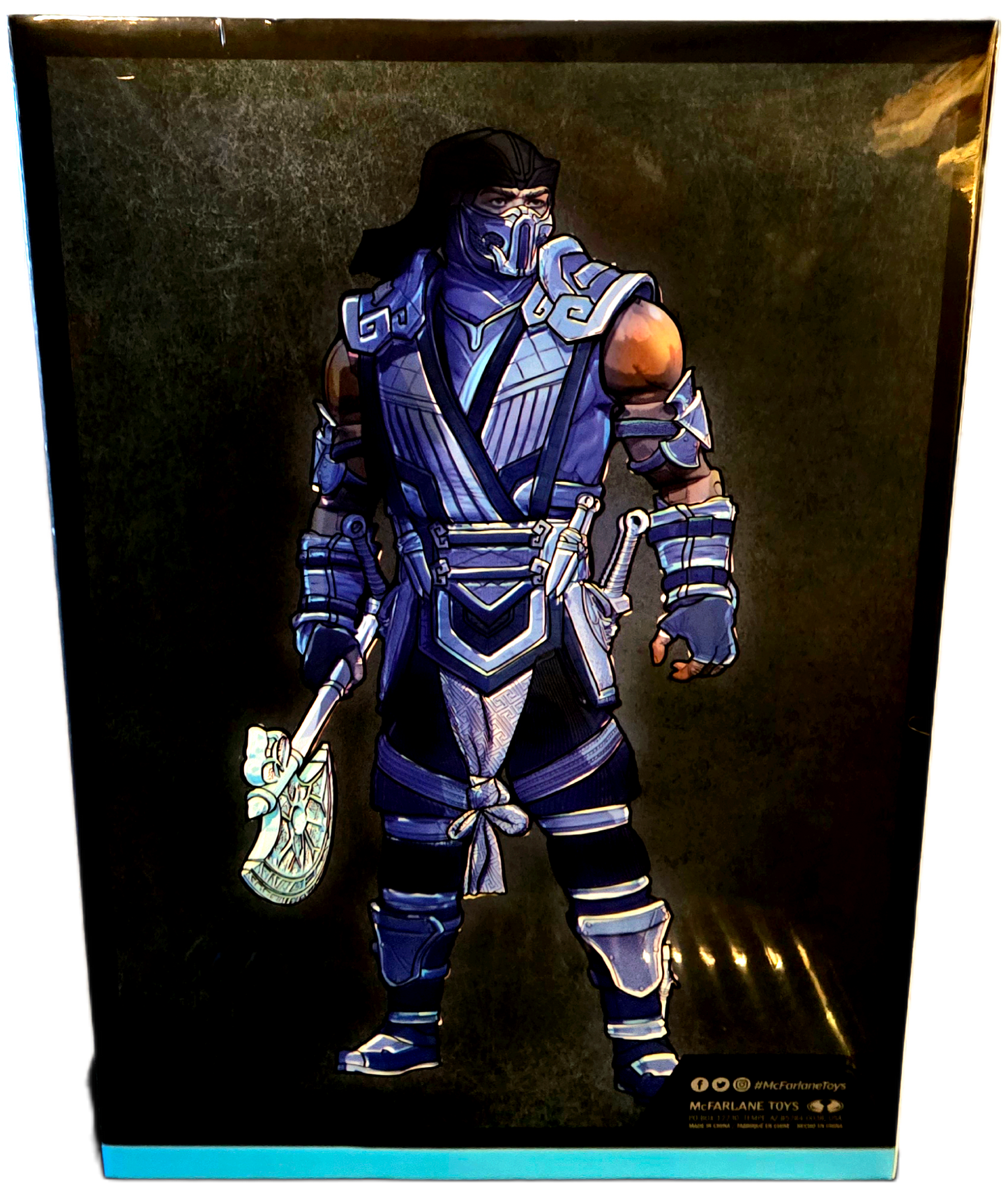 McFarlane Toys Mortal Kombat 11 Sub-Zero Glow in the Dark Edition Gold Label Action Figure