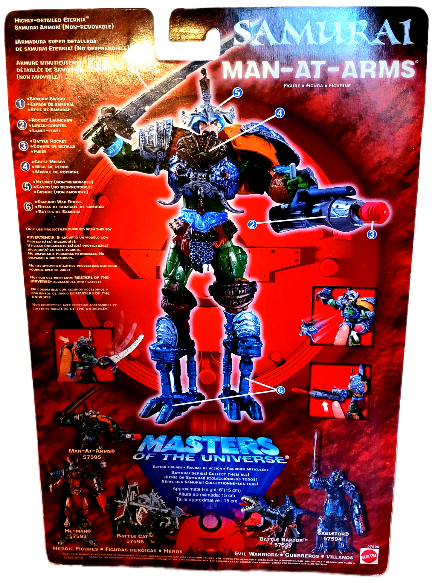 Mattel Masters of the Universe 200x Samurai Man-At-Arms Action Figure