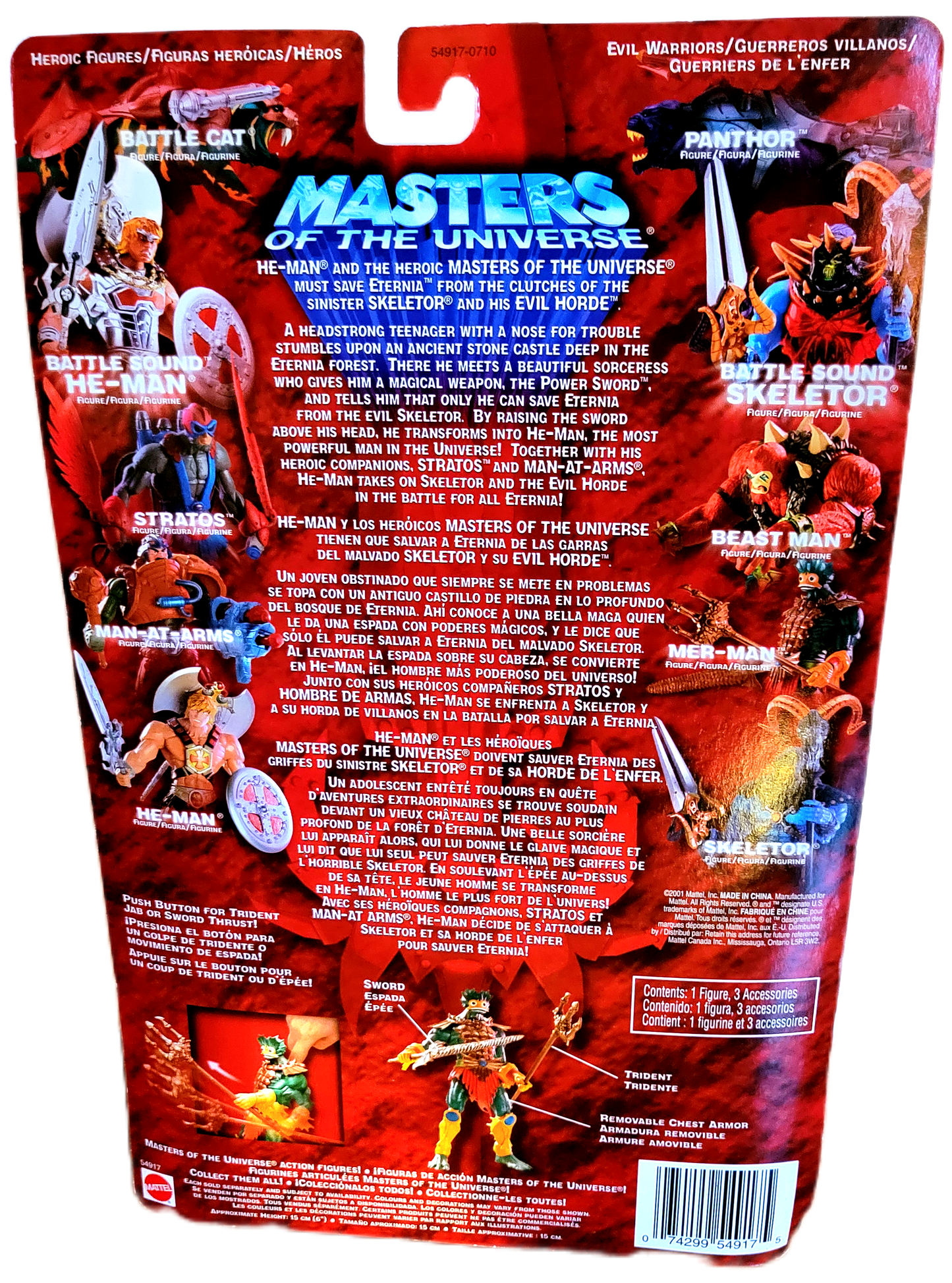 Mattel Masters of the Universe 200x Mer-Man Action Figure
