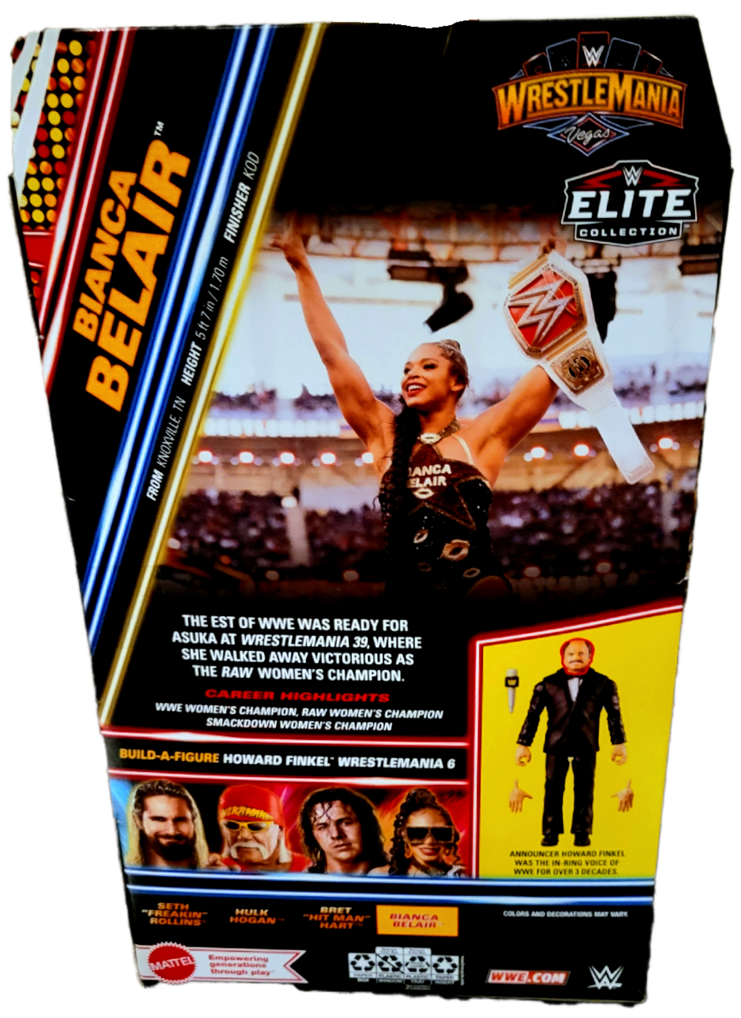 Mattel WWE Wrestlemania 41 Elite Series Bianca Belair Action Figure (No BAF Piece)