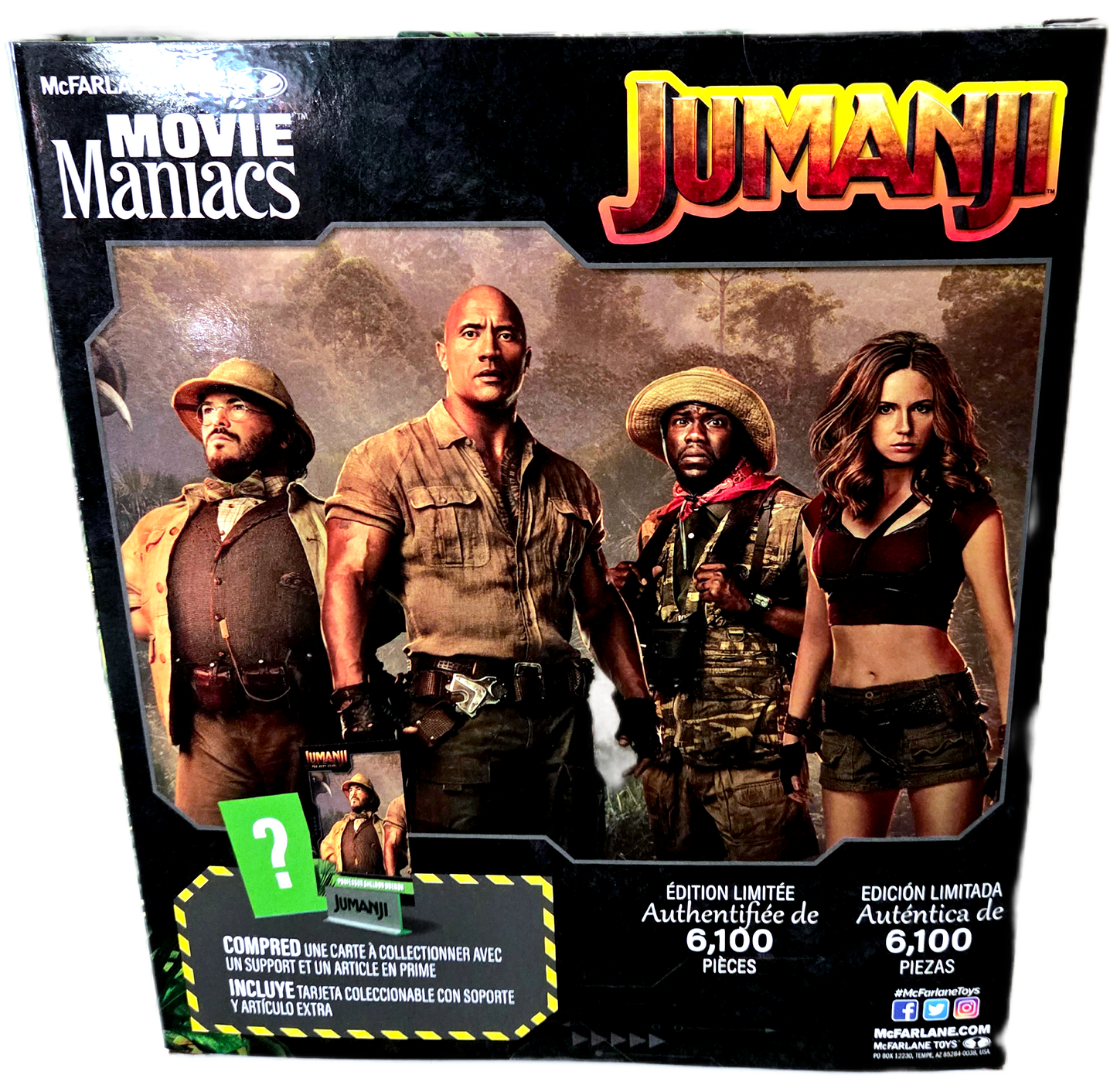 McFarlane Toys Movie Maniacs Jumanji Professor Sheldon Oberon 1 of 6100 Limited Edition Statue