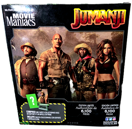 McFarlane Toys Movie Maniacs Jumanji Professor Sheldon Oberon 1 of 6100 Limited Edition Statue
