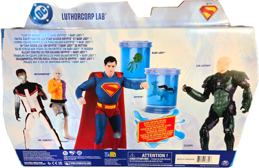 Spinmaster Toys DC Studios Superman Luthorcorp Lab Action Figure Set