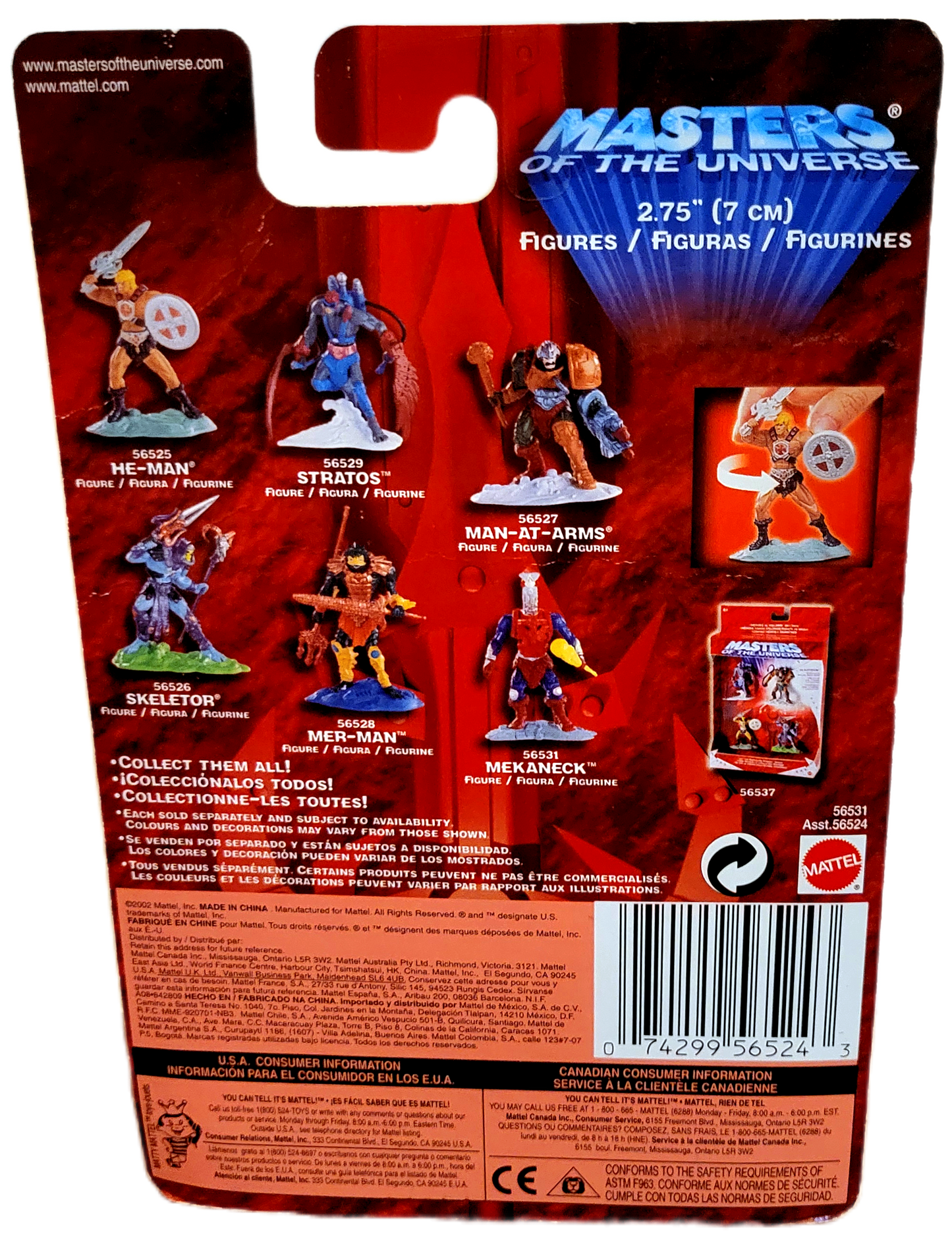 Mattel Masters of the Universe 200x Mekaneck 2.75" Mini Figure (Damaged Packaging)