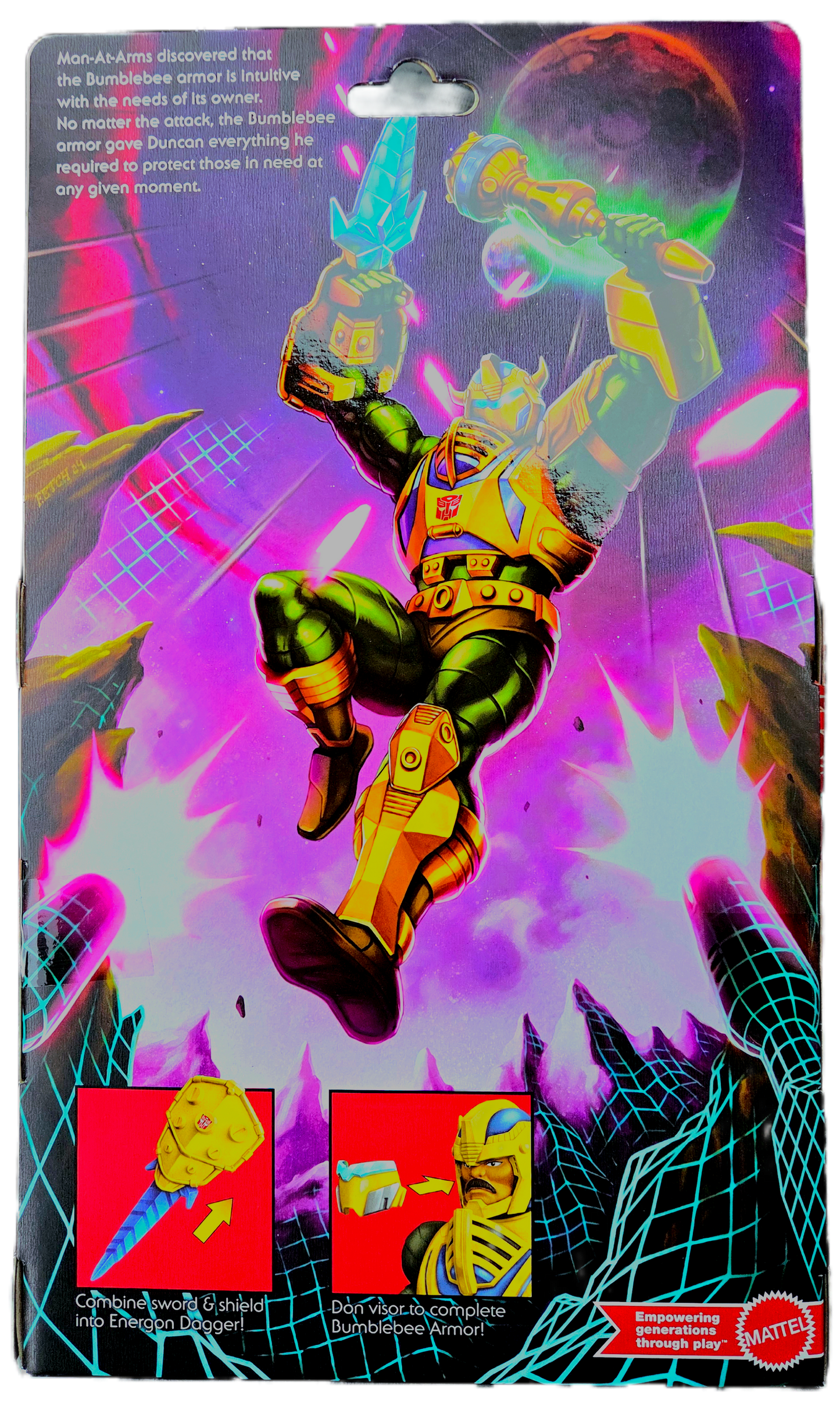 Mattel Masters of the Universe X Transformers Bumblebee Armor Man-At-Arms Action Figure