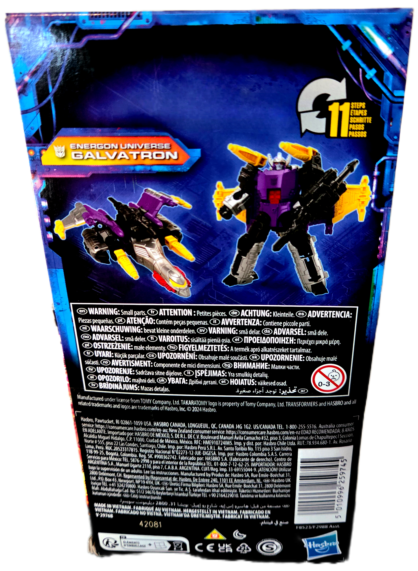 Hasbro Transformers Legacy United Core Class Energon Universe Galvatron 3.5" Action Figure
