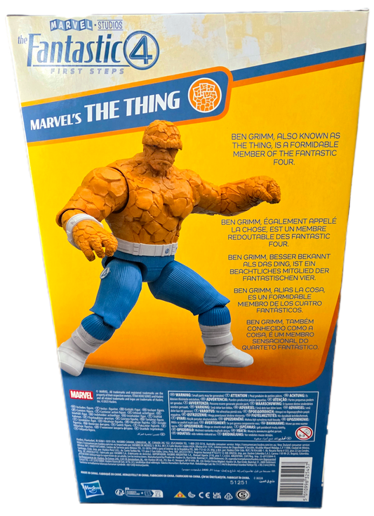 Hasbro Marvel Studios Fantastic Four First Steps The Thing Titan Hero Series Action Figure
