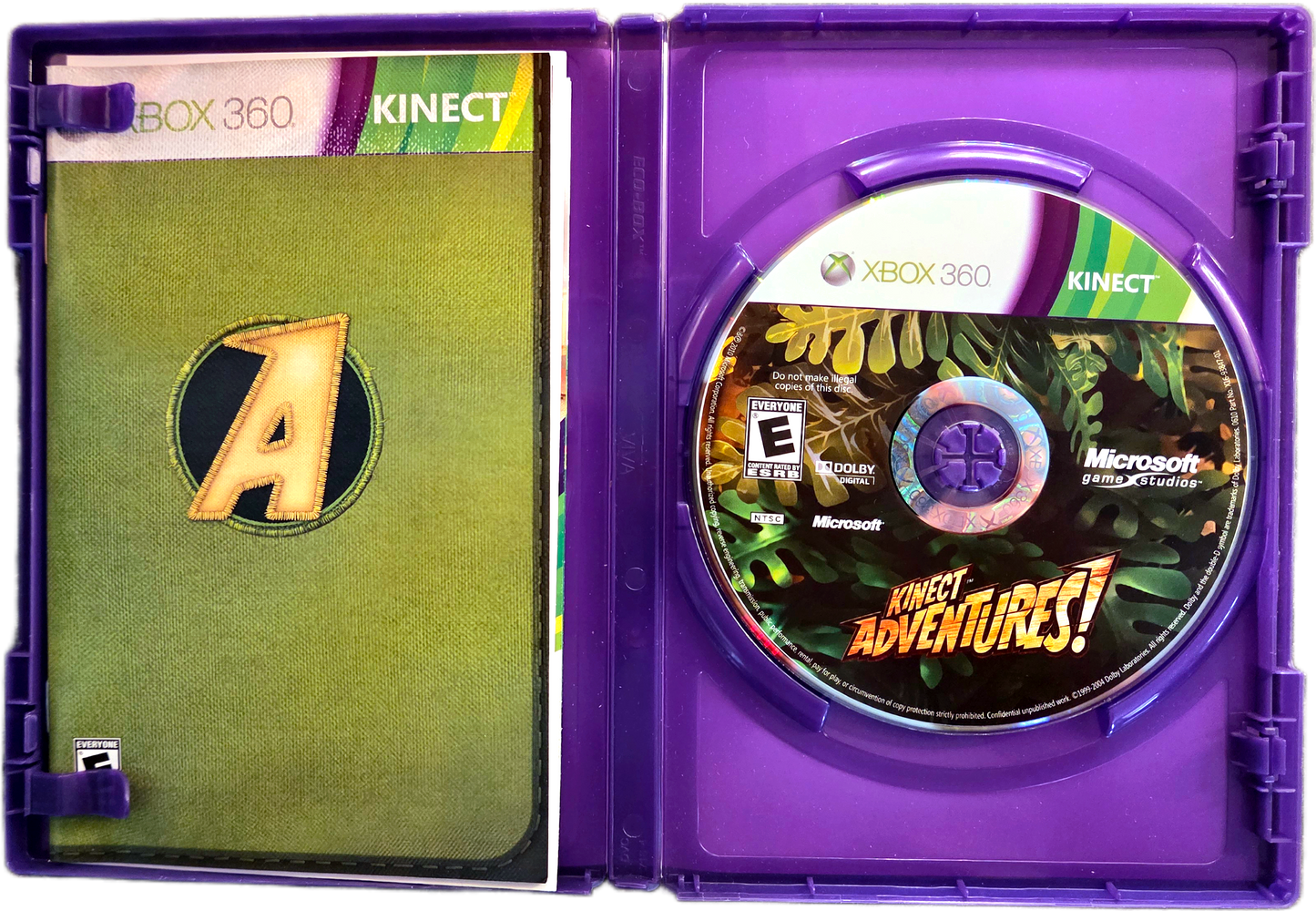 XBOX360 Kinect Adventures Used Video Game