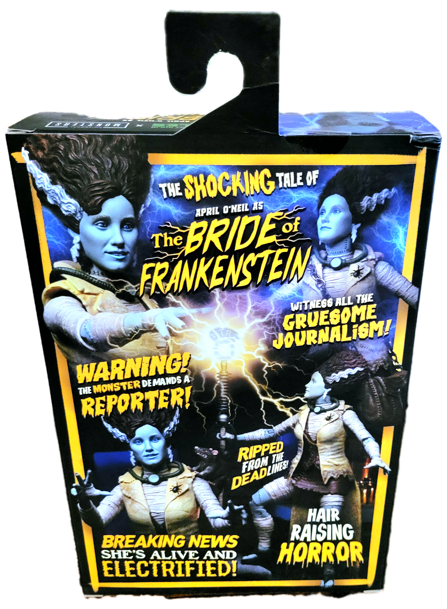 NECA Teenage Mutant Ninja Turtles x Universal Monsters April O'Neil as The Bride of Frankenstein Ultimate Action Figure