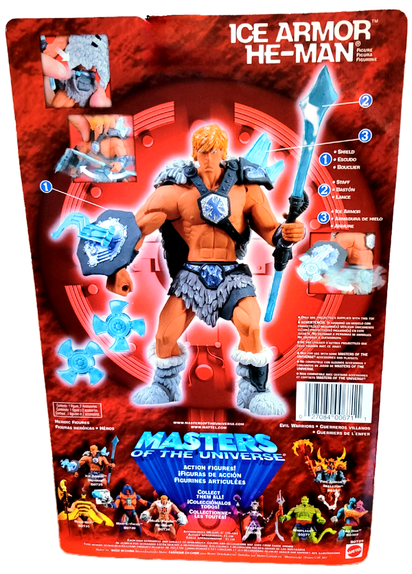 Mattel Masters of the Universe 200x Ice Armor He-Man Action Figure